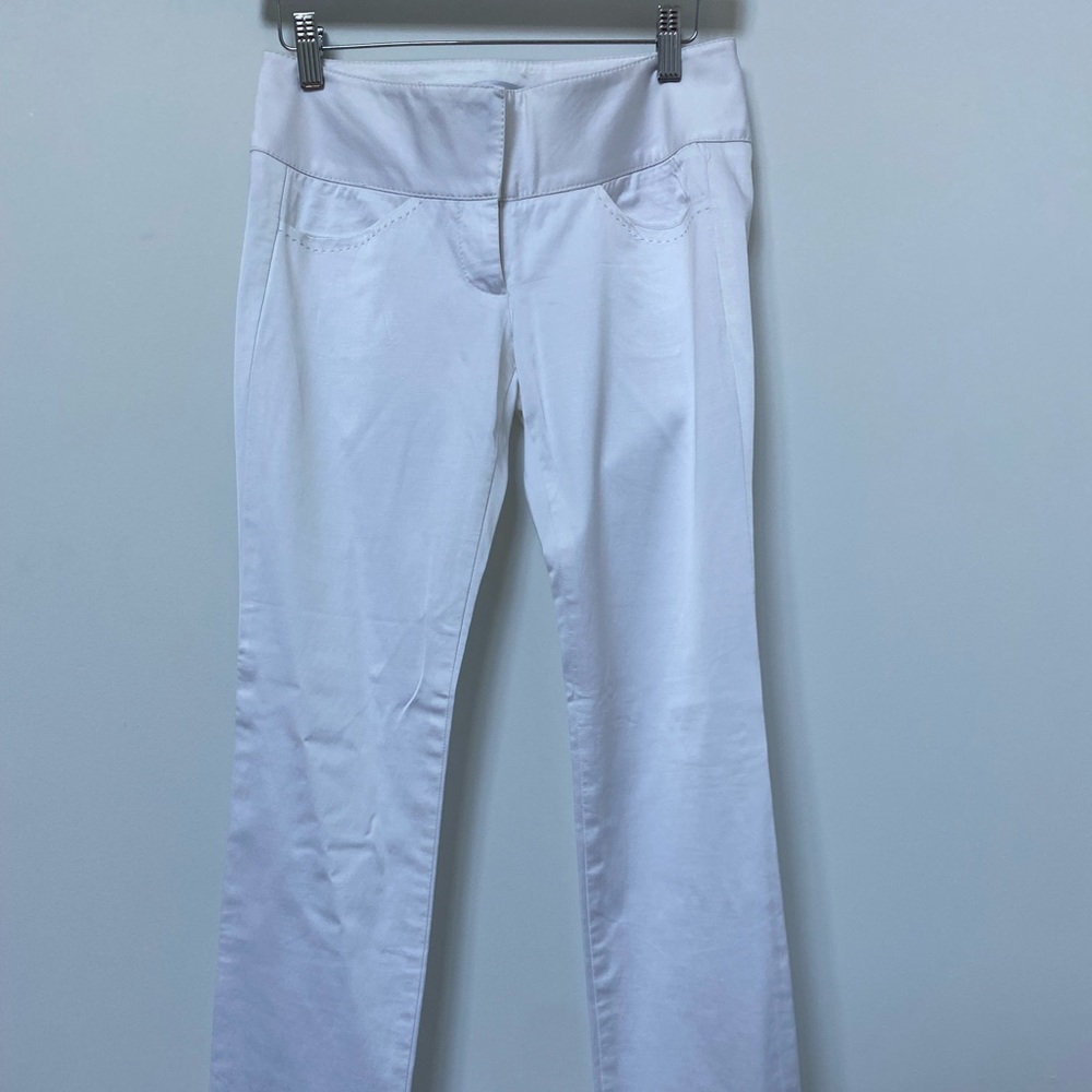 Bebe white pants